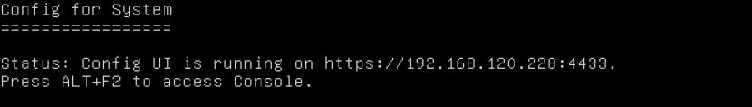 URL interface web